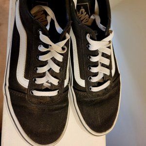 Vans Old Skool Black/White Womens Size 8.5